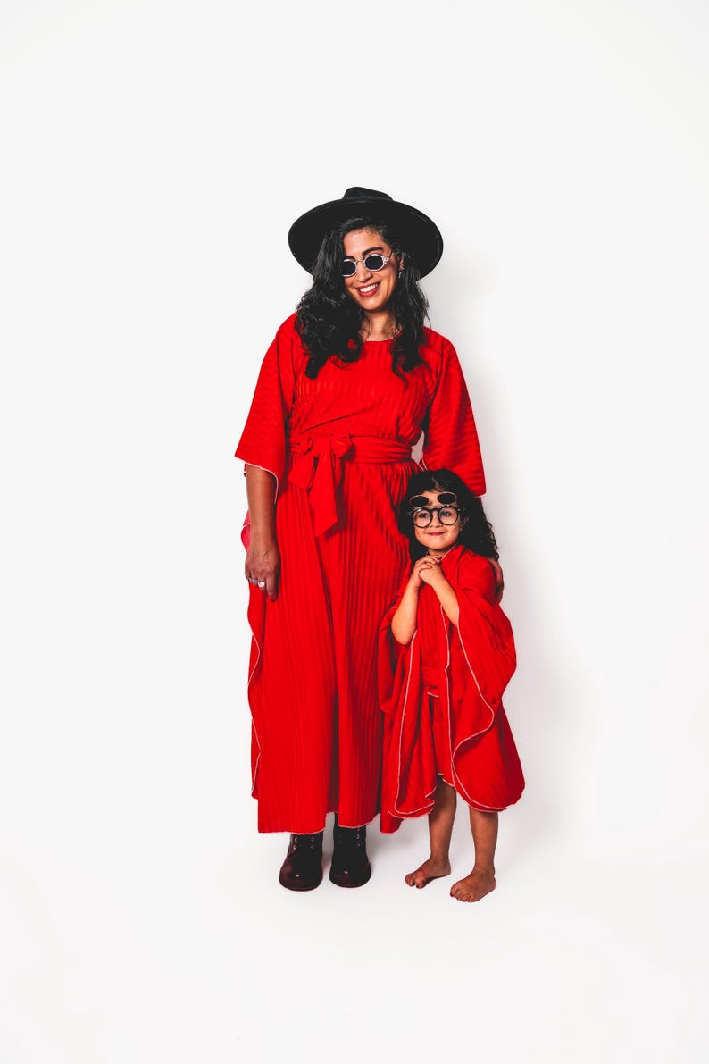 Upcycled Vintage "The KDD" Mommy & Me Set — No. 1