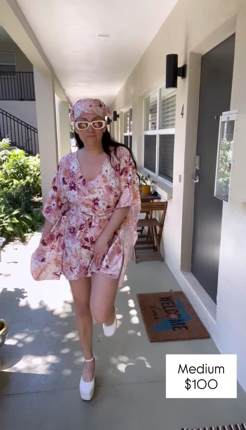 Handmade Vintage-Fabric Dress "The KDD" - No. 33