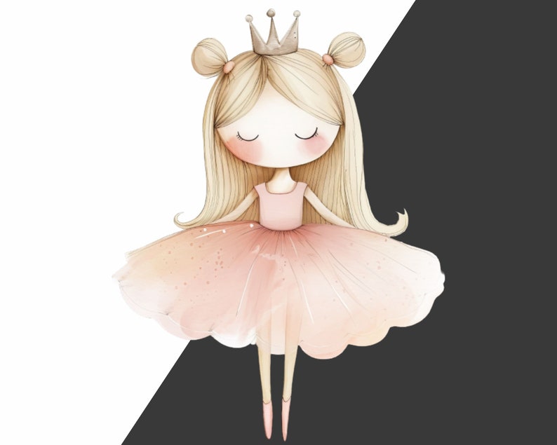 Watercolor Swan Lake Clipart | Ballerina Clipart | Ballet PNG | Swan ...