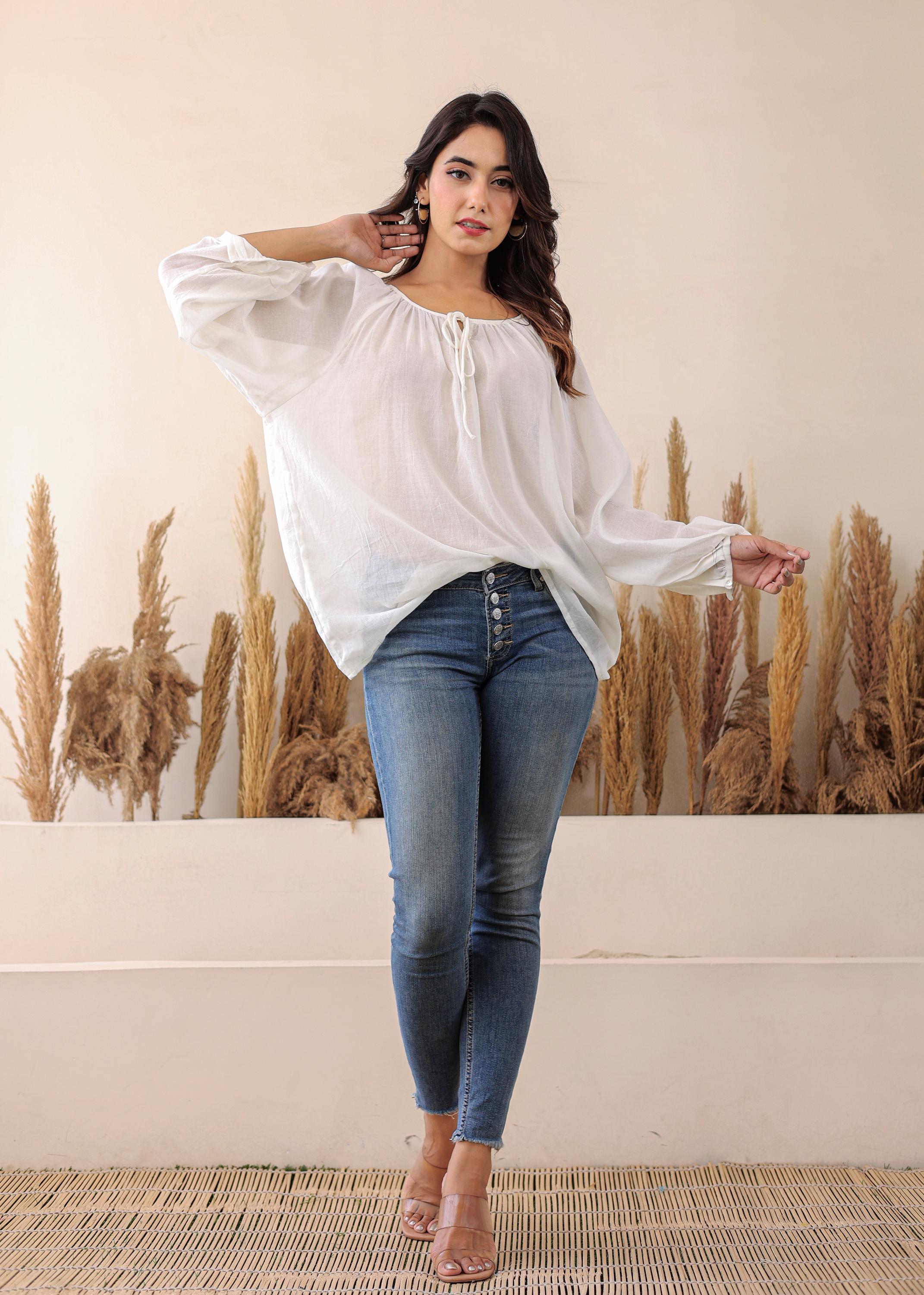 AYLA™ – Casual V-Neck Blouse