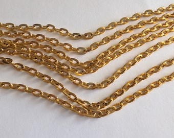 Welded Golden Jewelry Chain