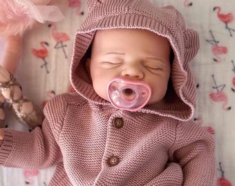READY TO SHIP! Full Body Silicone Baby Doll, reborn girl, Open Mouth, 20", 7 lbs. Big Box Opening, Squishy all over, can take a bath