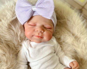 READY TO SHIP! Full Body Silicone Baby Doll, No Seams, reborn girl, Open Mouth, 18", 8 lbs. Squishy, floppy silicone doll w/box opening!