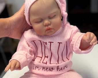 Ready to Ship! ULTIMATE flexible and realistic weighted reborn baby doll, vinyl limbs & cloth body, extra cuddly, 8 1/2 lbs. 20 inches