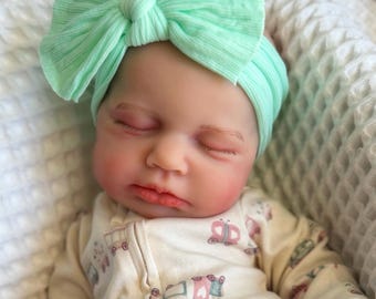 SHIPS NEXT DAY! Full Body Silicone Baby Doll, No Seams, reborn girl, Open Mouth, 19", 7 lbs. Comes w/ Box Opening, takes a bath