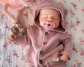 READY TO SHIP! Full Body Silicone Baby Doll, reborn girl, Open Mouth, 20", 7 lbs. Big Box Opening, Squishy all over, can take a bath