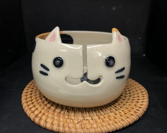 Custom Cat Yarn Bowl