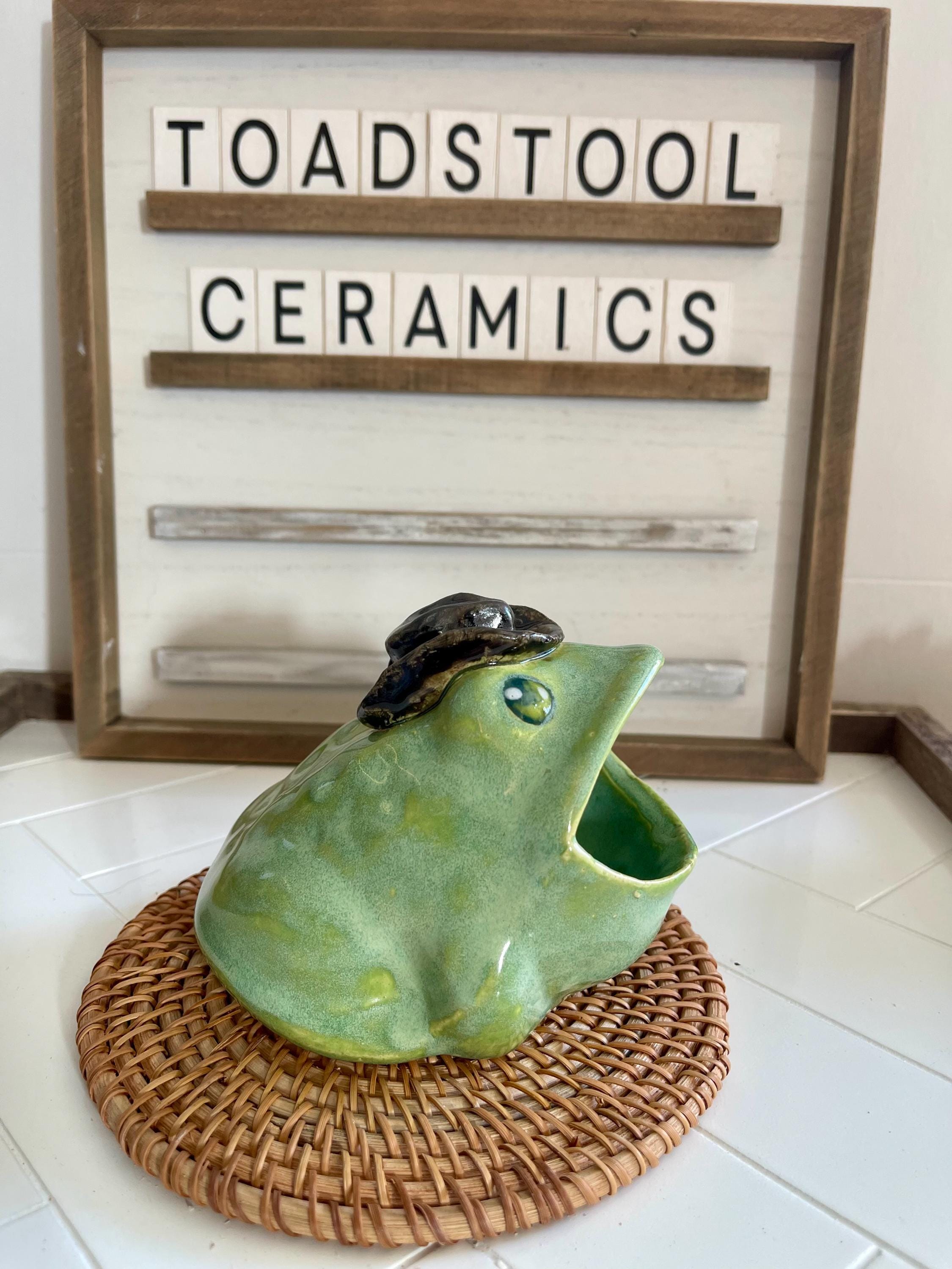 Cowboy Frog Scrubby Holder