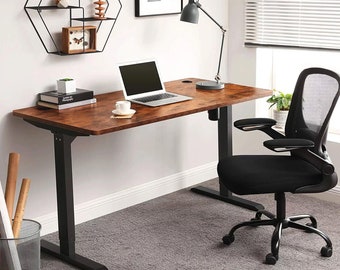 Schreibtischbeine für Computertisch, Arbeitsplatz-  Metall Schwarz, Höhenverstellbarer, Anpassung der Höhe für die Arbeit, Homework