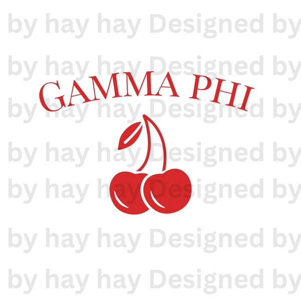 Big/Little Sorority Merch PNG, Cricut download, gamma phi, Cherry, gamma phi beta, sorority, shirt, hoodie, mug, tote bag DIY