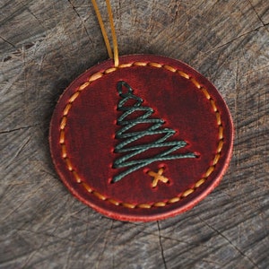 Leather Christmas Tree Ornament Pattern Video Tutorial Pdf Pattern ...