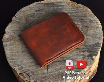 Leather Bifold Wallet Pattern: Video Tutorial (PDF Pattern)