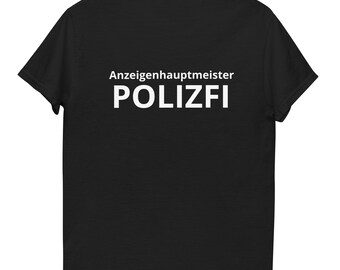 Klassisches Herren-T-Shirt - POLIZFI Anzeigenhauptmeister
