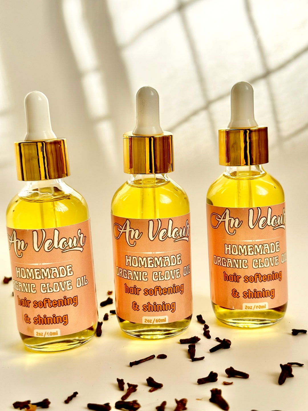 Clove & Rosemary Oil for Hair Growth Shine Softens.100 Etsy