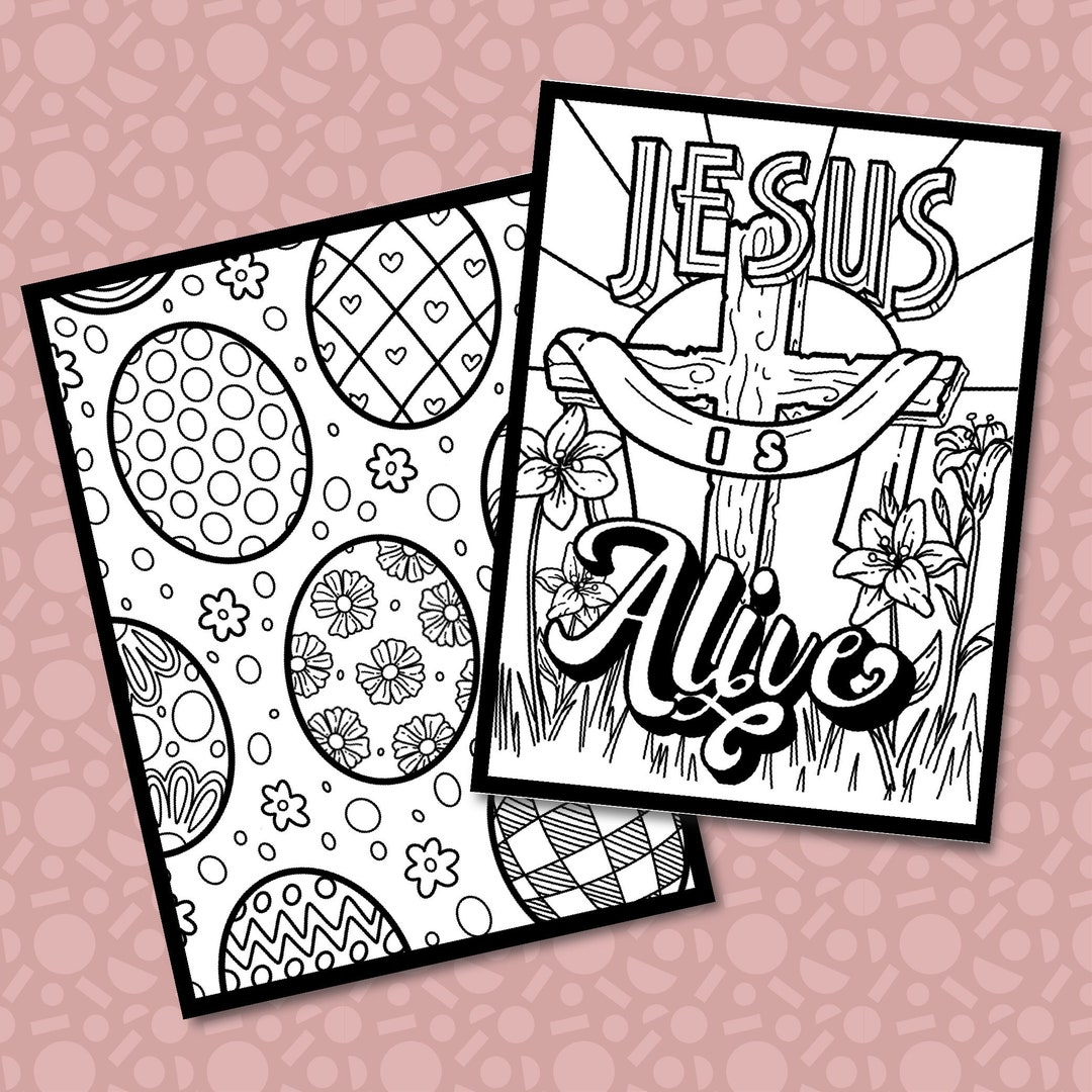 Easter Coloring Pages for Kids | Color Sheets for Easter | Digital ...
