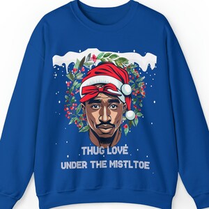 Tupac ugly christmas sweater discount