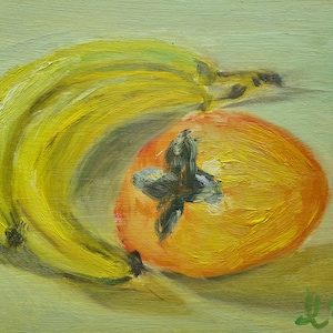 La photo 'Bananes aux kakis