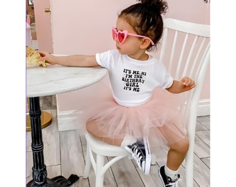 It's Me Hi I'm The Birthday Girl It's Me Toddler Tee, Birthday Girl, Taylor Swift Birthday, Birthday Shirt, Toddler Birthday Outfit