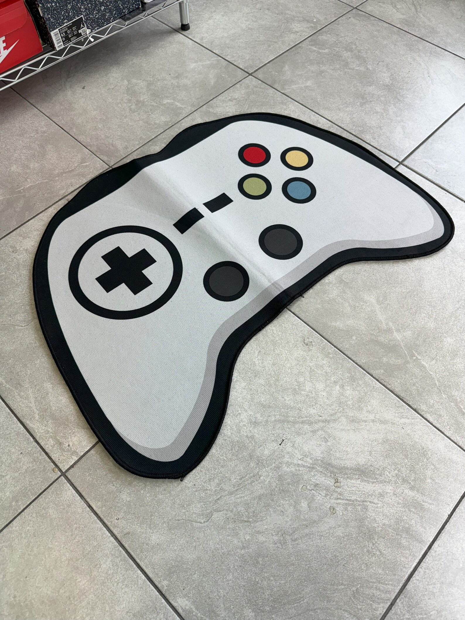 Retro Controller Rug Retro Gaming Controller Rug Area Rug - Nostalgic Game Room Decor ...