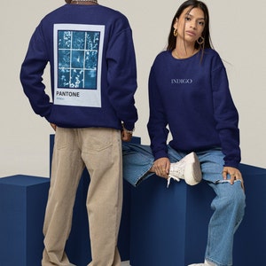 BTS Kim Namjoon/RM INDIGO Inspired Unisex NuBlend® Navy Blue Crewneck Sweatshirt