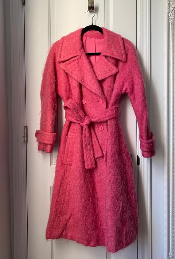 bright pink vintage mohair Gem
