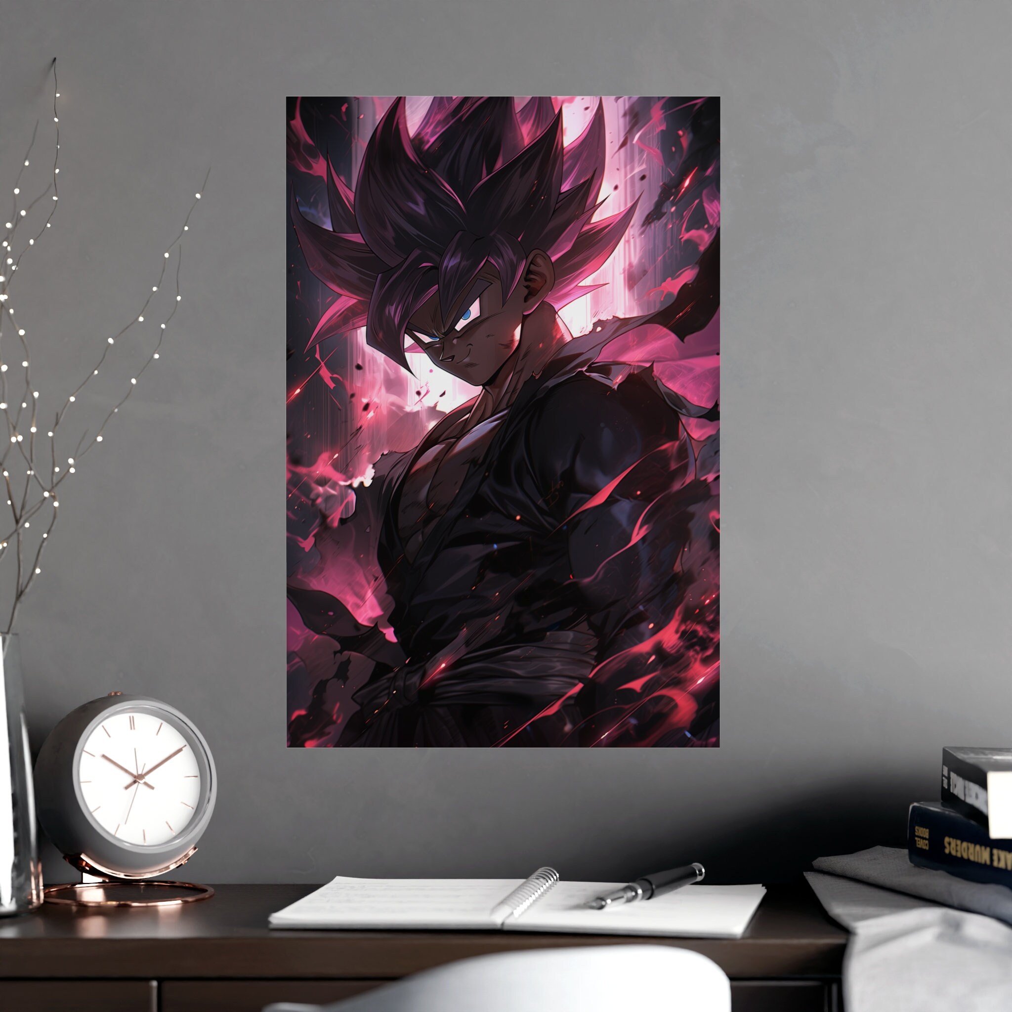 Goku Black Canvas/poster Art Dragon Ball Super Warrior - Etsy