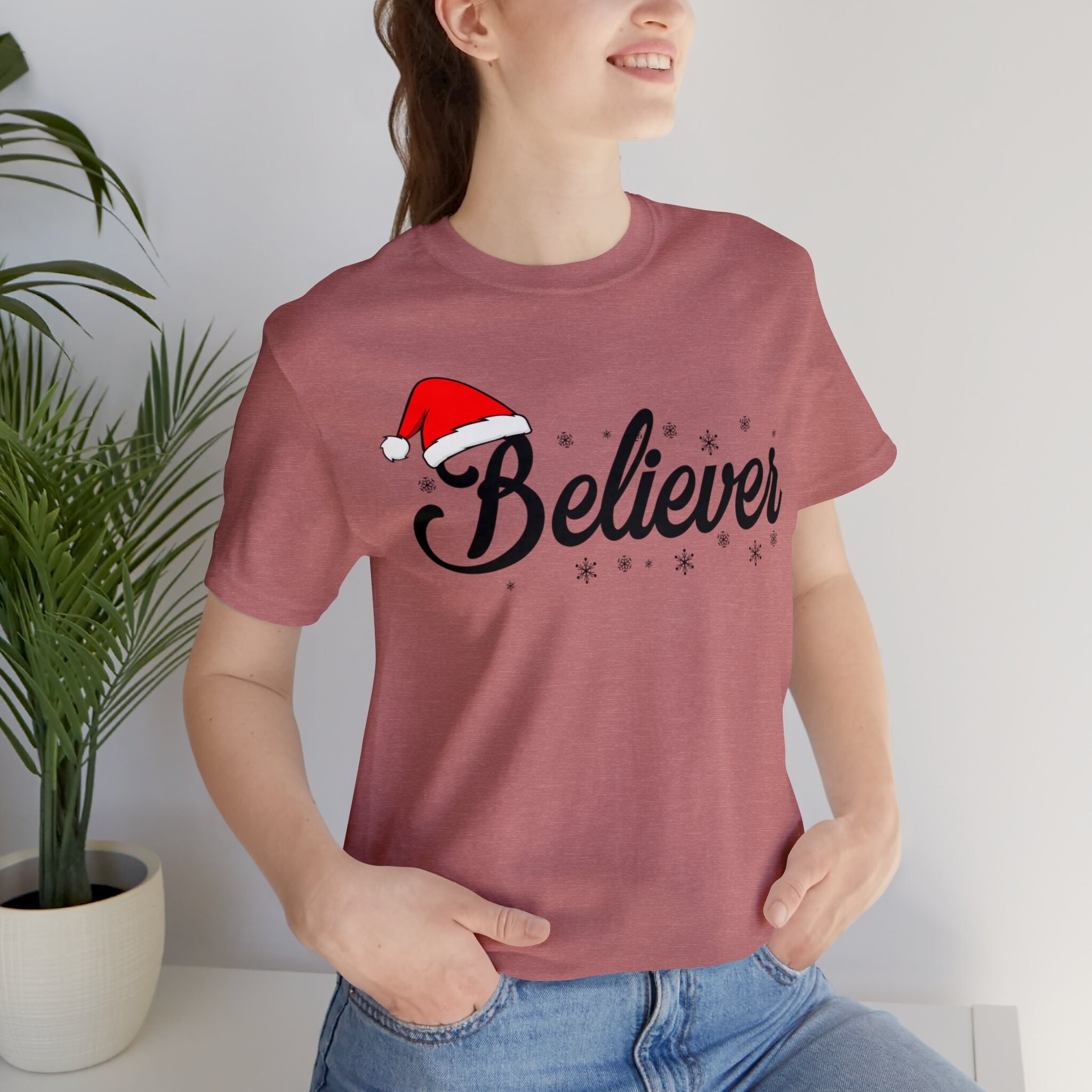 Holiday Believer Tee - Santa's Magic Christmas Shirt