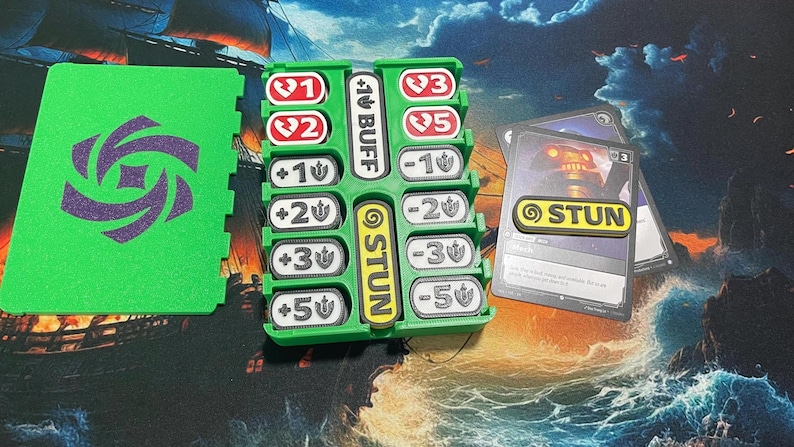 Riftbound TCG Tokens Combat Set | 3D Printed Sliding Case image 2