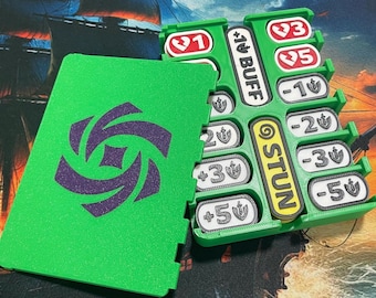 Riftbound TCG Tokens Combat Set | 3D Printed Sliding Case
