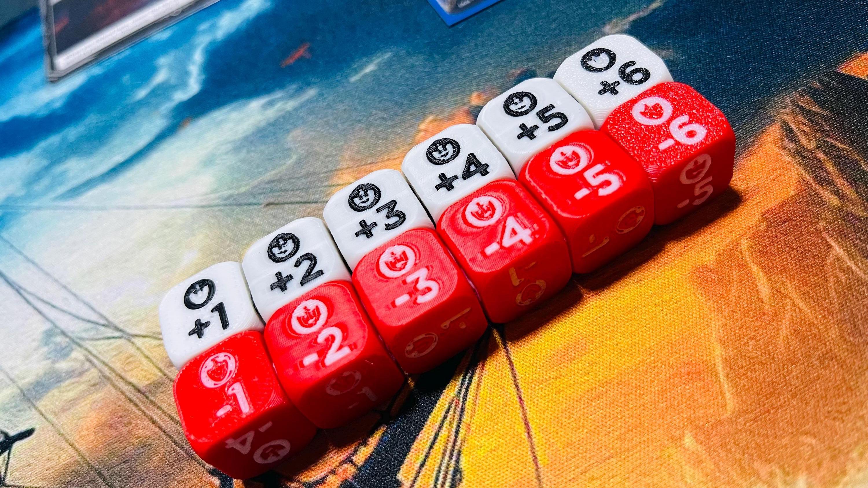 Tabletop Simulator Custom Riftbound Riftbound Modifier Dice Set | 3D Printed Counters | Tabletop RPG & TCG ...