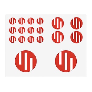 Viltrumite Emblem Sticker Sheet - Invincible Series Decals