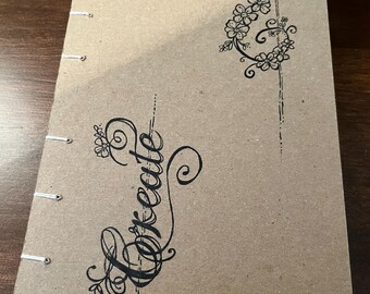 Handmade  art journal, sketch book