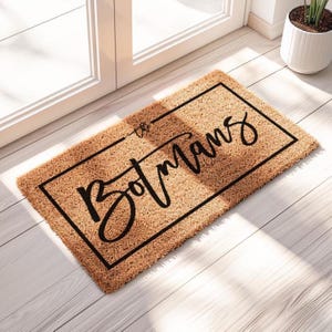 Custom Doormat, Personalized Welcome Mat, Family Name Mat, Unique Home Décor, Custom Rug, Personalized Family Doormat, Housewarming Gift