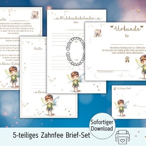 Carta hada de los dientes, hada de los dientes de regalo, carta de diente tambaleante, recompensa infantil, hada de los dientes post boy, diente de leche perdido, plantilla de hada de los dientes para imprimir