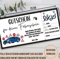 Ausdrucken Gutschein Fhrerschein Vorlage Kostenlosnull