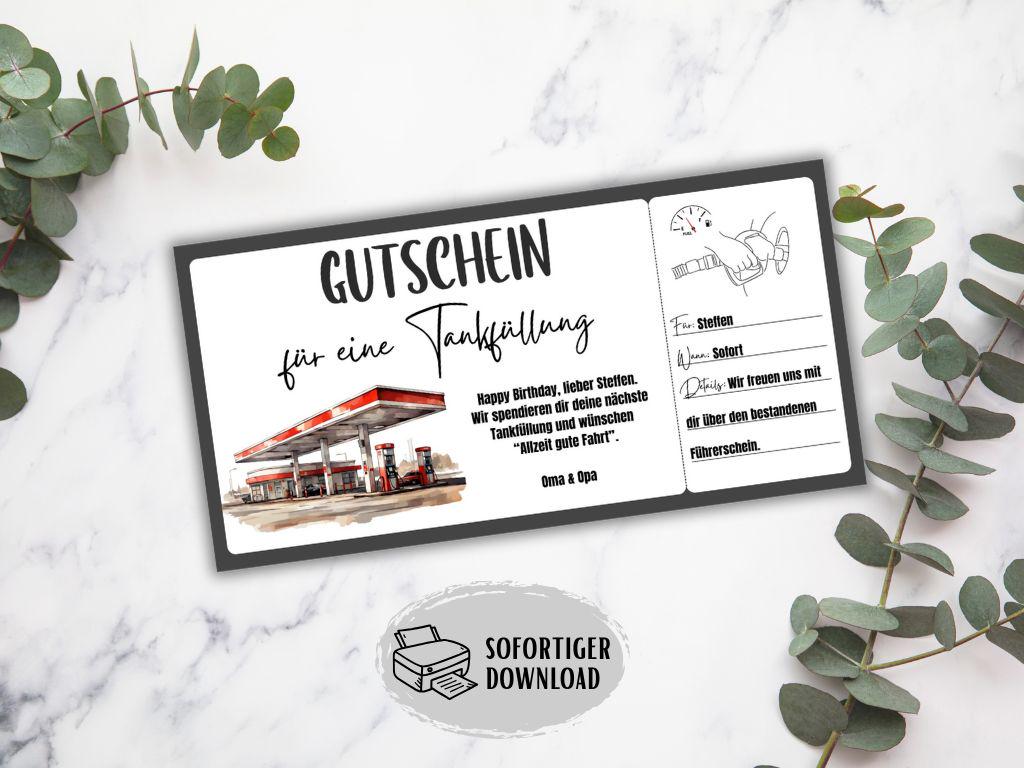 Geldgeschenk tanken - Etsy Österreich