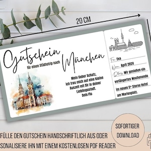 Buono viaggio Monaco, vacanza breve Monaco, viaggio week-end in Baviera, idea regalo fidanzata, regalo moglie, viaggio breve Monaco, buono viaggio in città