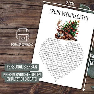 Puzzle de Noël, du temps au lieu de trucs, bon de Noël, bon de Noël, cadeau de temps ensemble, idée cadeau de Noël