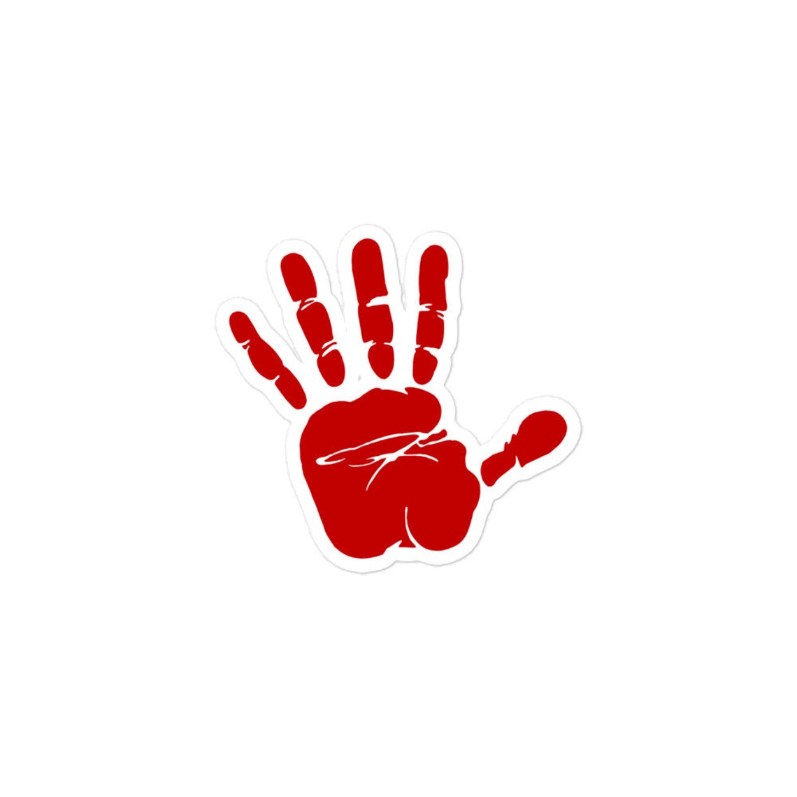 Red Hand Designs Native Red Hand Indigenous Strong Native American Women Gift Large Sticker - Etsy