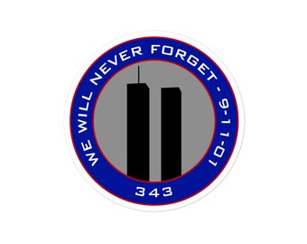 Patriot Day September 9-11 Twin Towers Gift Graphic Sticker Decal