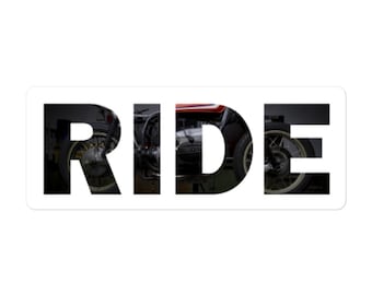 Sticker RIDE Cafe Racer Sticker cadeau pour passionné de moto