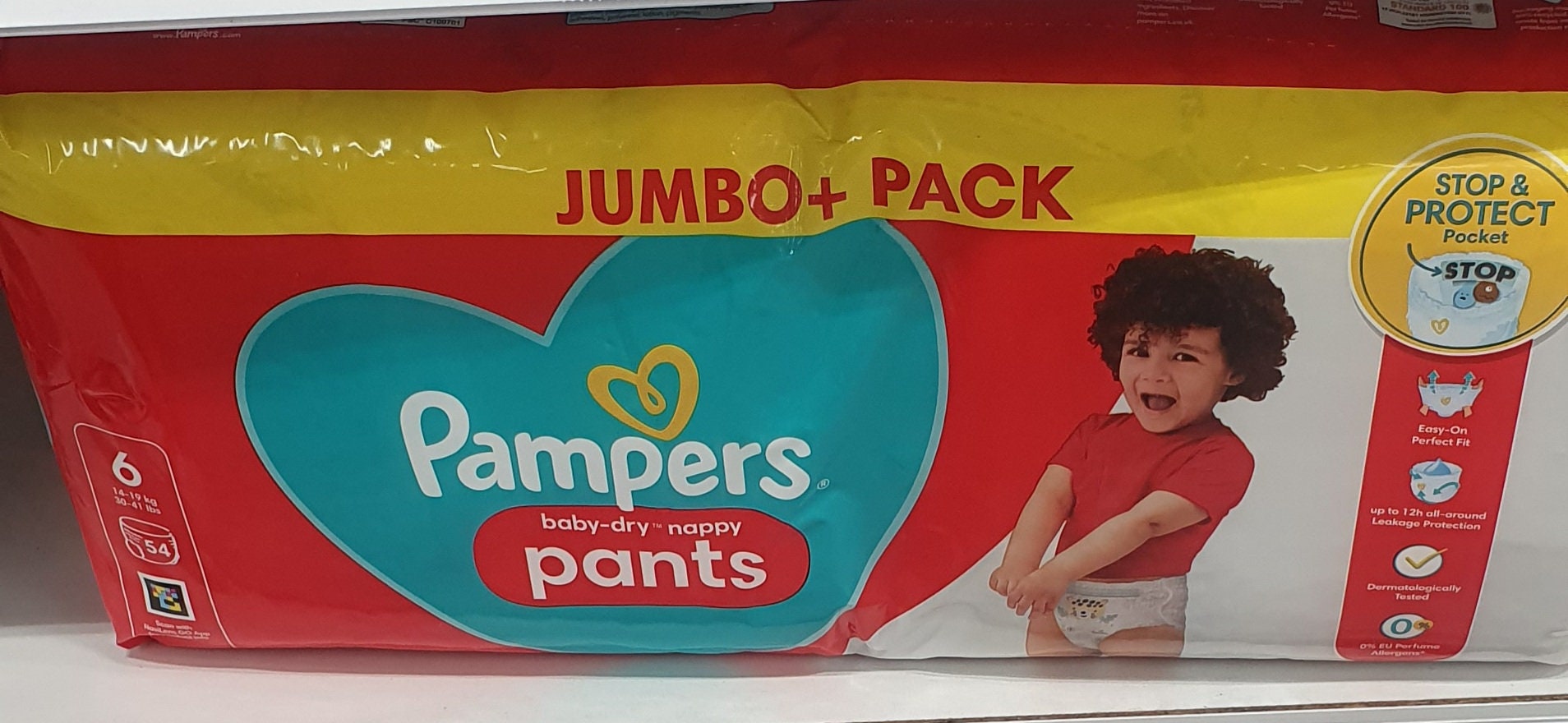 Pampers Baby Dry Pants Size 6, 54nappies