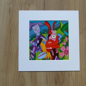 Acrylique sur carton toilé expédition dans le monde entier, contemporain, original fait main, œuvre d’art  à encadrer !!