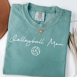 Comfort Colors Volleyball Mom T-shirt | Volleyball Shirt | Volleyball Mama Gifts | Volleyball Shirt | Volleyball Mom | Cute Volleyball Tee