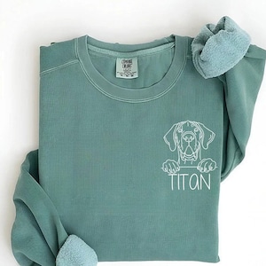 Custom Great Dane Sweatshirt | Personalized Great Dane Sweater | Great Dane Mom Gift | Dog Lover Crewneck | Great Dane Pullover | Dog Name