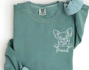 Custom Chihuahua Sweatshirt | Chihuahua Sweater | Chihuahua Mom Gift | Dog Lover Pullover | Cute Chihuahua Shirt | Cozy Chihuahua Sweatshirt