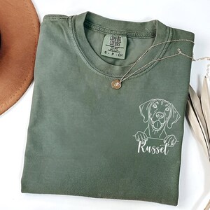 Custom Vizsla T-Shirt | Personalized Hungarian Vizsla Tee | Vizsla Mom Gift | Dog Lover Shirt | Comfort Colors Vizsla Tee | Cute Dog Shirt