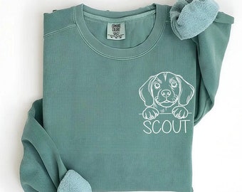 Custom Beagle Sweatshirt | Personalized Beagle Dog Sweater | Beagle Mom Gift | Dog Lover Pullover | Cute Dog Sweater | Beagle Dog Sweatshirt