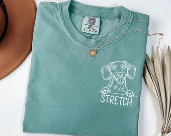 Custom Dachshund T-Shirt | Wiener Dog Tee | Doxie Mom Gift | Dachshund Lover Shirt | Cute Doxie Shirt | Comfort Colors Weenie Dog Tee