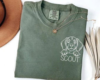 T-shirt Beagle personnalisé | T-shirt beagle personnalisé | Cadeau pour maman beagle | Chemise pour amoureux des chiens | T-shirt mignon pour chien beagle | T-shirt beagle Comfort Colors